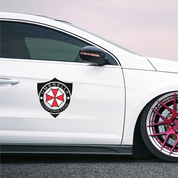 2Pcs Car Side Body Stickers Colored Umbrella Corporation Auto Vinyl Film Styling Sport Decals Automobile Car Tuning Accessories