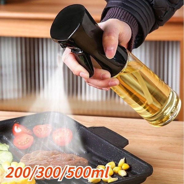 200-300-500ml Oil Spray Bottle BBQ Cooking Olive Oil Sprayer Kitchen Baking Oil Spray Empty Bottle Vinegar Bottle Oil Dispenser