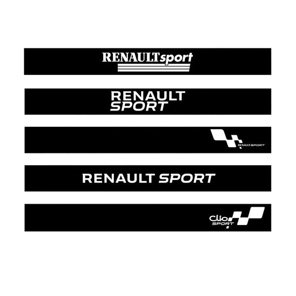 for Renault Clio Sun strip Kit Graphic Decals Stickers Twingo RS Sport CUP sunstrip