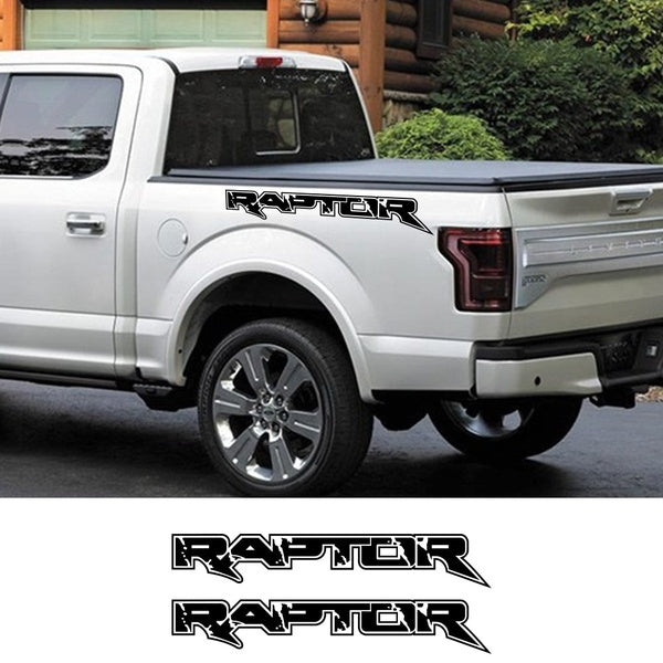 2Pcs Car Stickers For Ford Raptor F150 F250 F350 F450 F550 F650 F750 Pickup Auto Vinyl Film Sport Decals Car Tuning Accessories