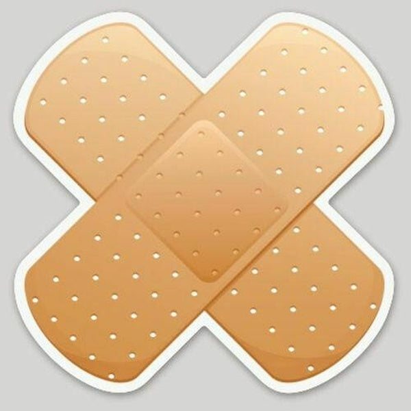 2Pcs 5 Inch Band Aid Bandage Dent Ding Scratch Car Vinyl Decal Sticker