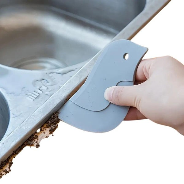 Grattoir souple en forme de pingouin, grattoir de cuisine domestique, grattoir les taches d'huile, Gadgets de cuisine de cuisson 1-4 pièces