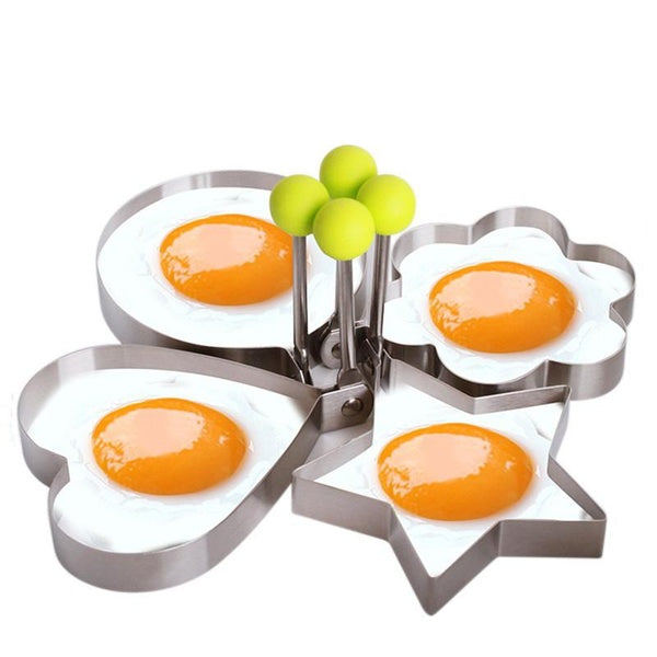 Stainless Steel Fried Egg Mold Pancake Bread Fruit Vegetable Shape Decoration Kitchen Accessories Kitchen Gadgets