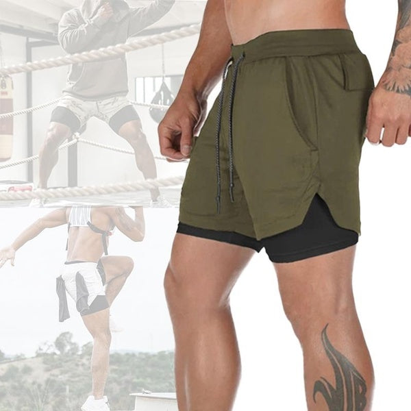Quick-drying sports shorts men's casual pants running breathable fitness pants five-point basketball pants