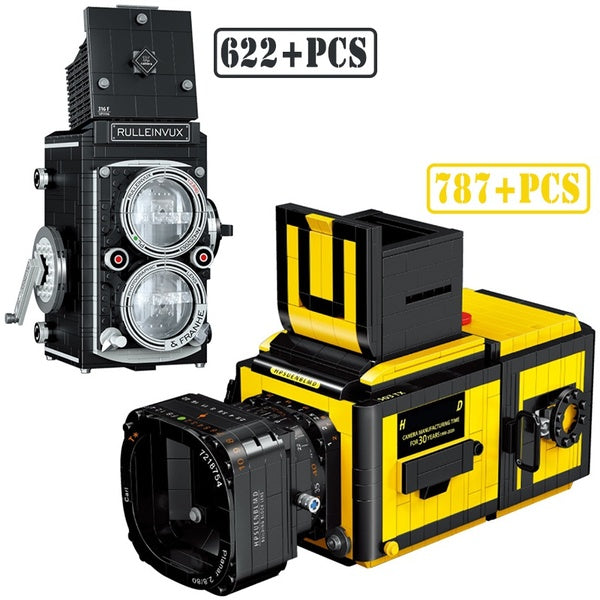 New Camera Building Blocks Film Camera Model Assembly Toys DIY Bricks Kits for Adults Children Kids Gifts