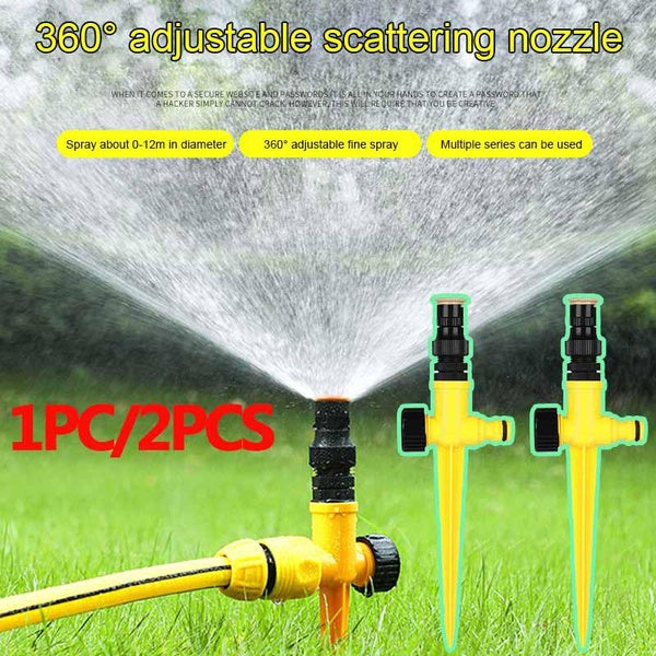 Adjustable 360-degree sprinkler automatic lawn irrigation head plant watering system Underground sprinkler irrigation device