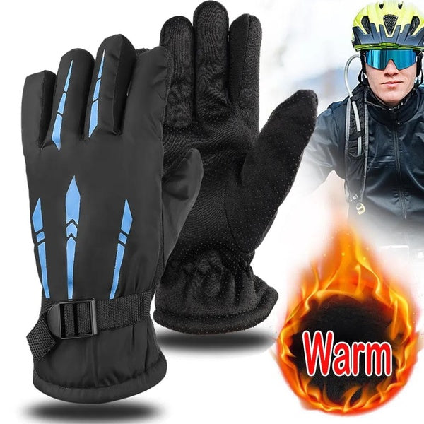 Winter Gloves for Men Women Motorcycle Thermal Gloves Guantes Touchscreen Winter Cycling Gloves for Outdoor Bike Riding Gloves