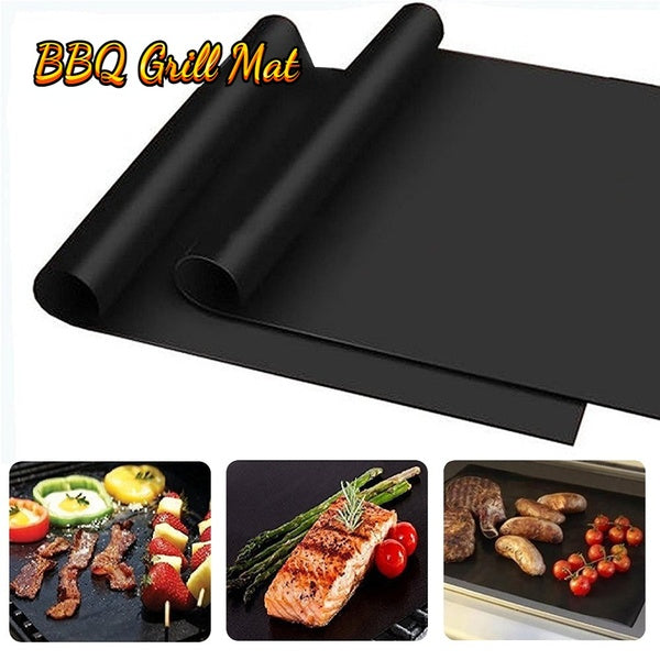 33x40cm Non-stick BBQ Grill Mat Baking Mat BBQ Tools Cooking Grilling Sheet Heat Resistance Easily Cleaned Kitchen Tools