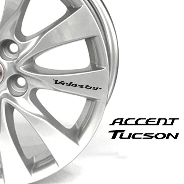 For Hyundai Elantra Accent Tucson i40 i30 i10 i20 Veloster IX35 IX20 Solaris Genesis Santafe GDi Wheels by handle decal sticker
