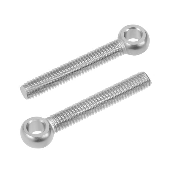 M6x40mm Machinery Shoulder Swing Lifting Eye Bolt 304 Stainless Steel Metric Thread 2pcs