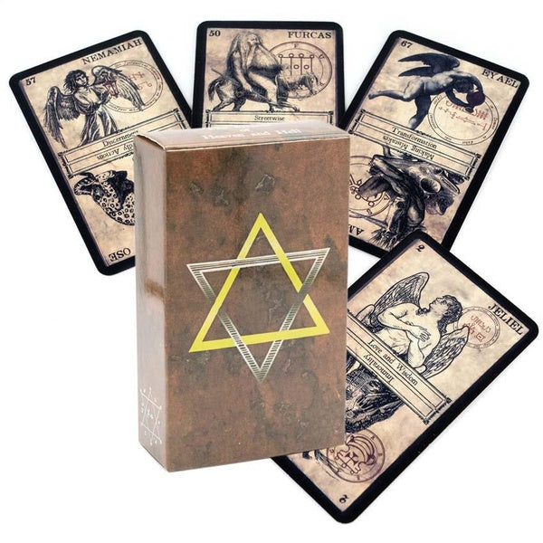 The Oracle Of Heaven And Hell Deck Card Games 72+6 cartes d'instructions papier
