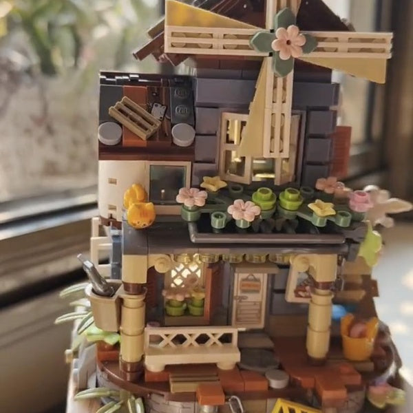 LOZ mini Blocks Kids Building Toys DIY Bricks Boys Girls Holiday Gift Music Box Home Decor 1239