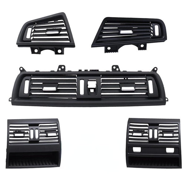 1pc LHD-RHD Black Front Dash Console Air Conditioner Vent Grille Replacement for BMW F10 F11 F18 520i 523i 525i 528i 535i