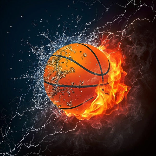 DIY 5D Basketball Diamond Painting Full Drill with Number Kits Home and Kitchen Fashion Crystal Rhinestone Cross Stitch Embroidery Paintings Canvas P