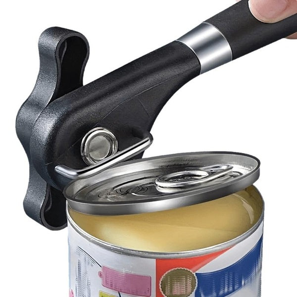 1Pc Quick and Easy Stainless Steel Can Opener - Versatile Kitchen Gadget for Easily Opening Cans