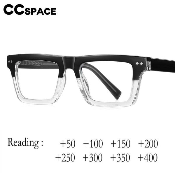 Fashion men's artistic box optical glasses R57176 personalized European and American reading glasses versatile and comfortable prescription glasses 0