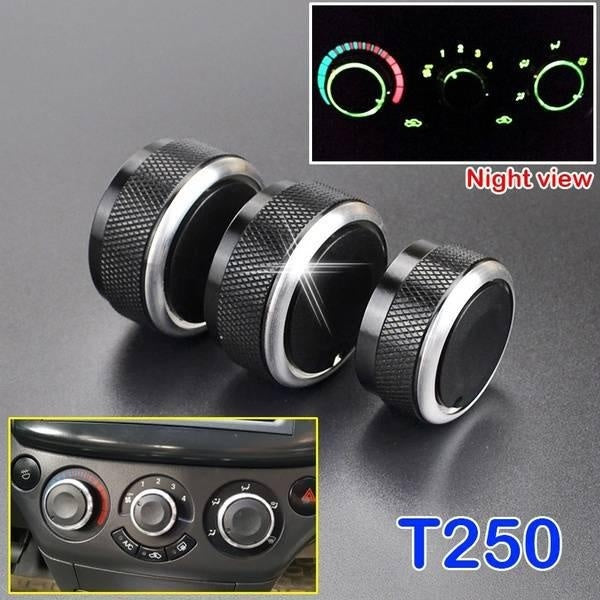 Yiyasu Store 3pcs For Chevrolet Chevy T250 Aveo Aveo5 Lova 250 Daewoo Gentra AC Heater Air Conditioner Climate Control Panel Switch Knobs Buttons Car