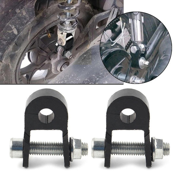 2X noir CNC moto amortisseur Extender Riser hauteur Extension pour ATV Pit Dirt Trail Bike CRF50 KLX110 TTR50 DRZ110