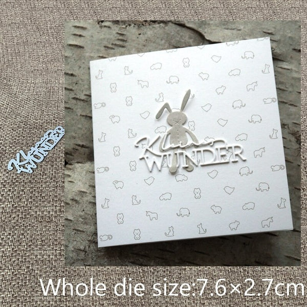 New Design Craft Metal Cutting Dies German Little wonder decoration Scrapbooking Album Paper Card Craft Embossing Die Cuts