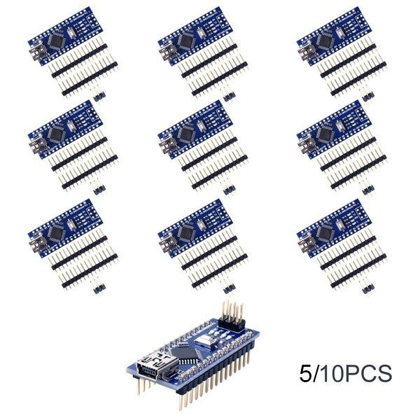 5-10pcs Mini USB Nano 3.0 ATmega328P Controller For Compatible with Arduino CH340 chip(weld or un-weld)