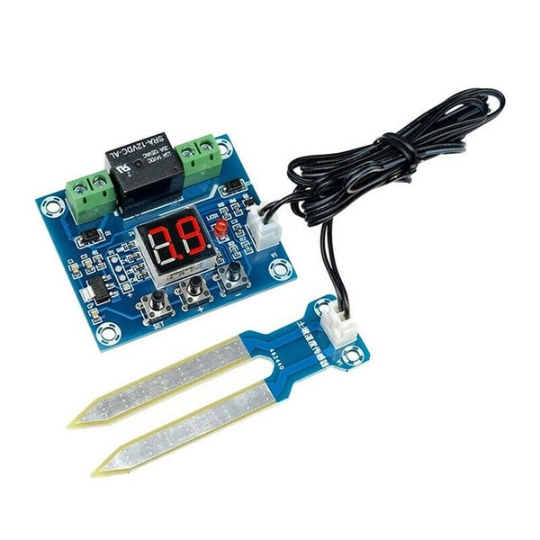 XH-M214 12V Soil Moisture Sensor Controller Module Automatic Watering Module Digital Display Humidity Controller