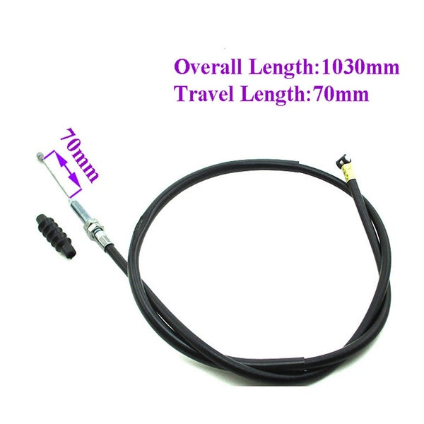 Câble d'embrayage FishMotor 1030mm pour Zongshen 190cc moteur chinois 125cc 140cc 150cc Pit Dirt Bike moto