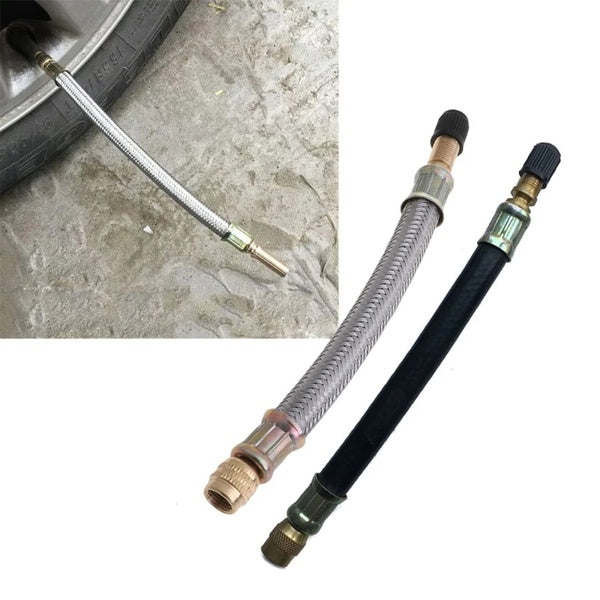 Flexible Car Wheels Tyre Valve Stems Extensions Tubes Air Compressor Tire Inflator Pump Motorcycle Bike Tire Gauge Tool