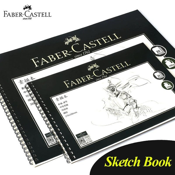 Faber-Castell 16K-8K Professional Sketch Book 20 Sheets Drawing Painting For Student Stationery School Art Supplies Paper