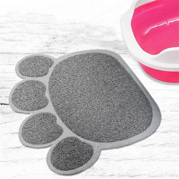 Cat Litter Trapping Pad Pet Toilet Mat Cat Litter Box Cleaning Mat Puppy Dish Bowl Placemat