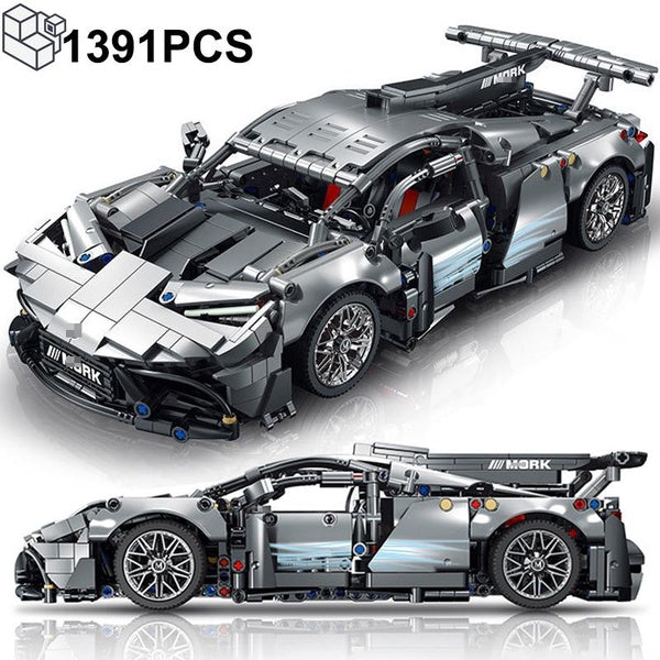 1391PCS Technical Super Speed Sports Car Building Blocks ONE Hypercar Racing Vehicle Assemble Bricks Toys Gifts For Boys Adult