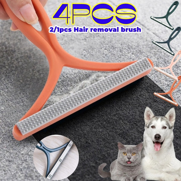 4-2-1Pcs New Double Sided Manual Clothes Fuzz Shaver Double Sided Lint Remover Sweater Clean Tool for Removing Dust Lint Hair from Clothing Curtain B