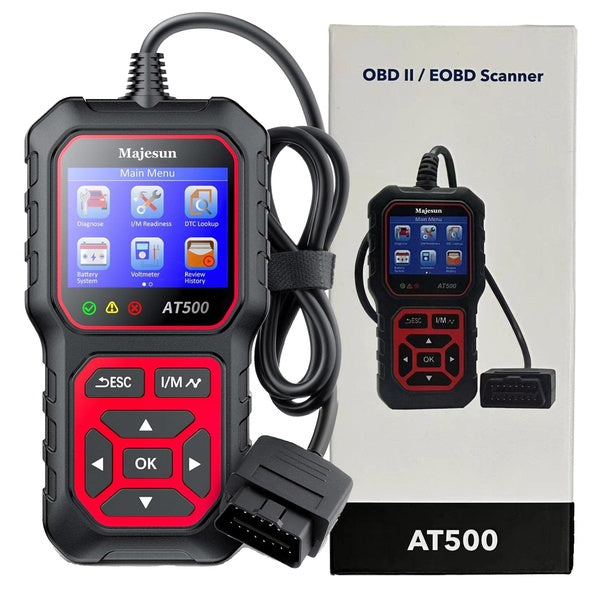 Majishun OBD2 Car Code Reader & Scanner - Check Engine Light Diagnostic Tool with Cranking Test, CAN Fault Code Reader for All OBDII Protocol Vehicle