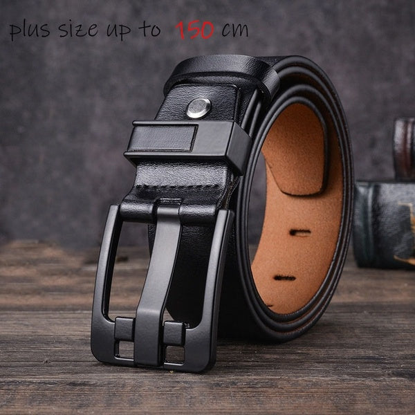 Belt Male Leather Belt Men Male Genuine Leather Strap Pin Buckle Belts for Men Belt Cummerbunds Ceinture Homme