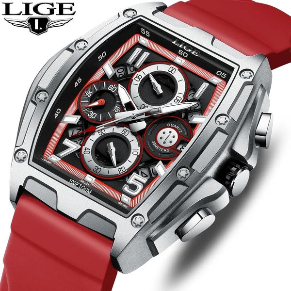 2023 nouvelle montre LIGE mode montres décontractées pour hommes Sport militaire étanche chronographe calendrier montre-bracelet hommes Quartz horlog