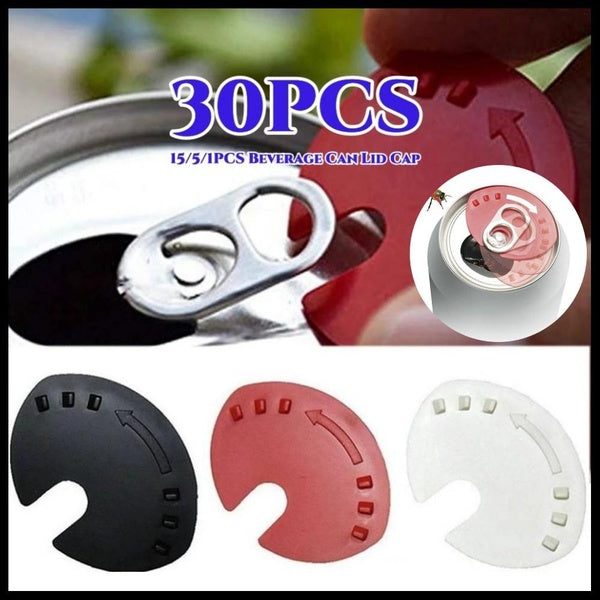1-5-15-30pcs Beverage Can Lid Cap Soda Beverage Drink Beer Bottle Gas Saver Snaps Tops Cover