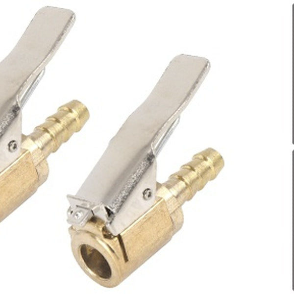2pcs 6mm Car Tire Chuck Clip Air Inflator Compressor Pump Adapter Accessories