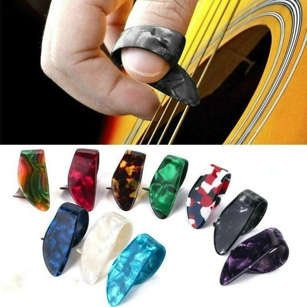 4 Pcs-set Guitar Pick Finger Sets Pick Finger Protection Picks Guitar Accessories Matron Inn