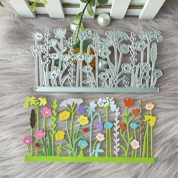 Matrices de découpe de fleurs, bricolage Scrapbooking matrices de découpe en métal pochoirs pour la fabrication de cartes cartes de papier de gaufrag