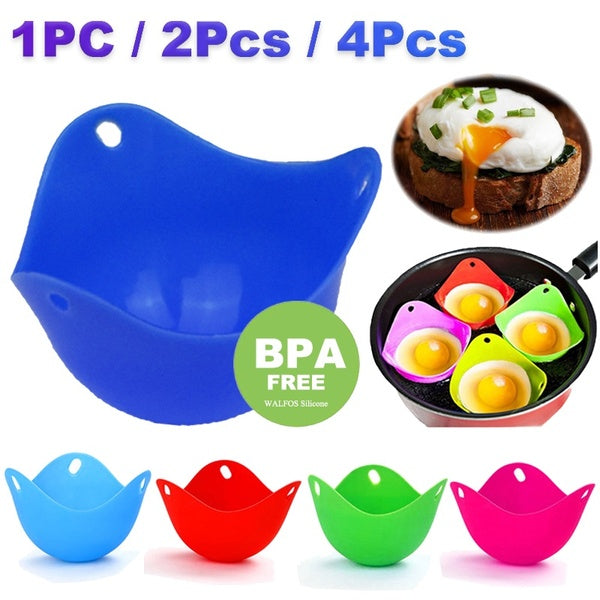 Food Grade Silicone Egg Poacher Cook Poach Pods Kitchen Tool Baking Poached Cup Egg Kitchen Cooking Tools
