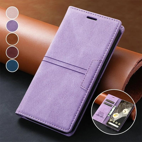 Étui portefeuille en cuir à rabat magnétique de luxe avec fente pour carte, pour Samsung Galaxy A15 A25 A35 A55 A14 A24 A34 A54 A13 A23 A33 A53 A12 A