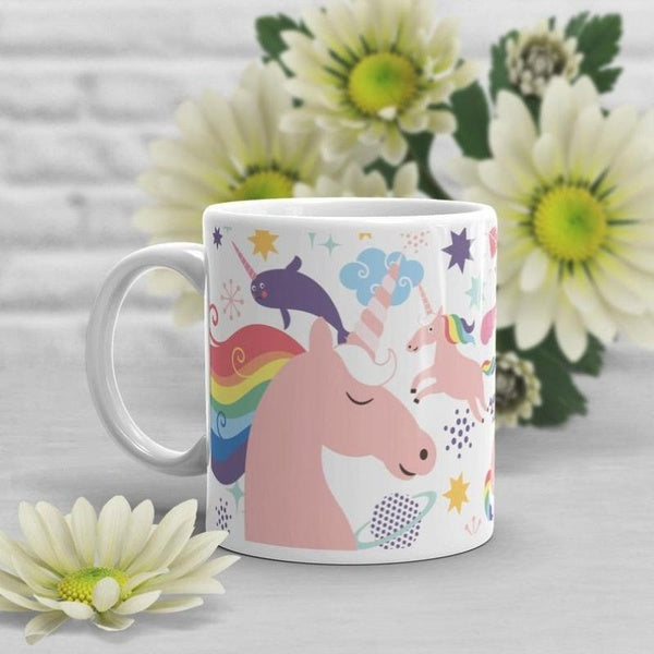 Unicorn Coffee Mug, Unicorn Lover Gift, Cute Unicorn Mug, Gift for Her, Him, Housewarming, Birthday, Unicorn Cup, Modern, Funny Unicorn