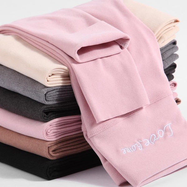 Women's autumn and winter leggings High-waisted thermal pants Autumn pants Double-sided brushed pants Thread pants can be worn outside Non-marking hi