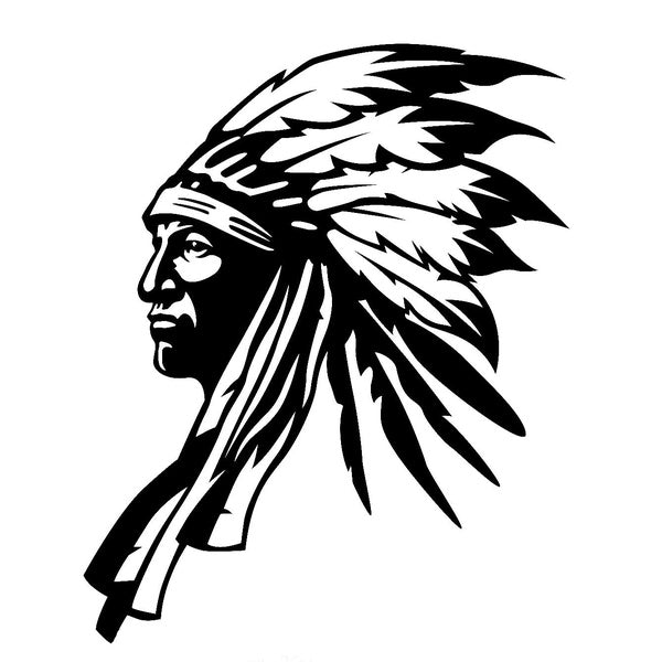 2pcs, Native American Night Reflective Wall Home Decoration Stickers Vinyl Decal Car Stickers