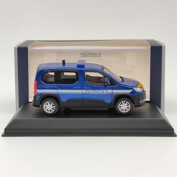 1-43 Norev For Peugeot Rifter Gendarmerie Blue Diecast Models Car Christmas Gift