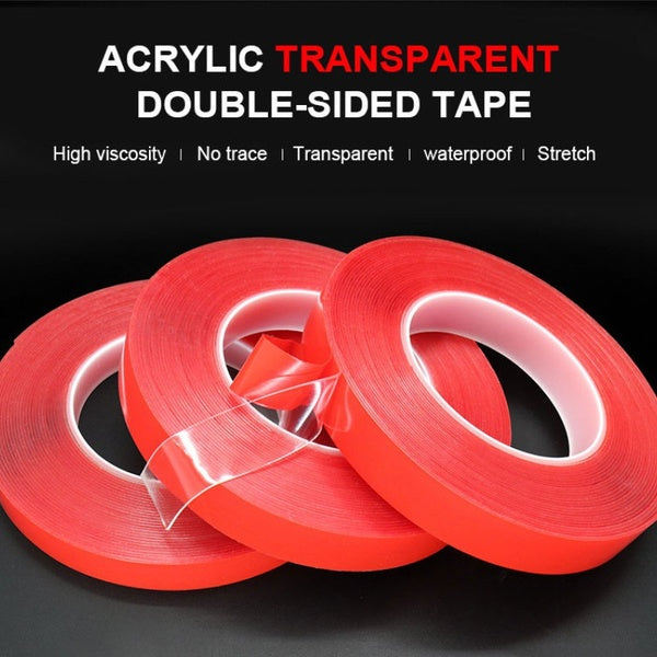3M-10M Double-sided Adhesive Tape Transparent Sealing Tape Waterproof No Trace Scotch Acrylic Tape Home Improvement Glue Sticker