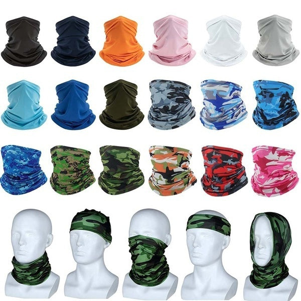 Camouflage moto cou guêtre Tube Bandana bandeau tactique écharpe extérieur coupe-vent Camo cou visage écharpes cagoule