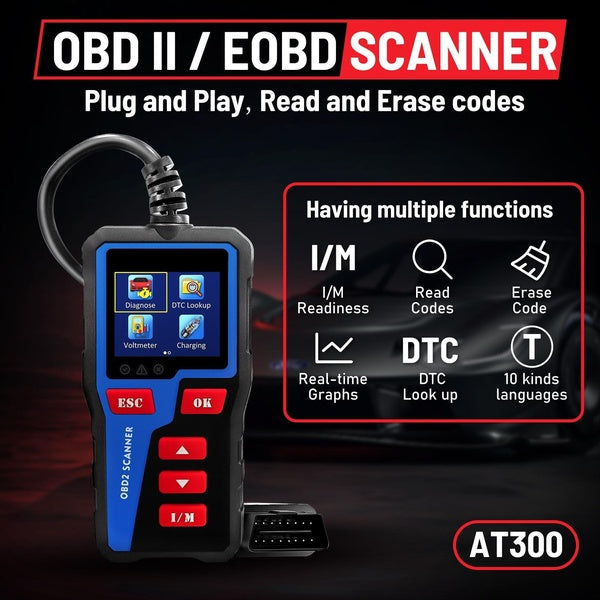 Majesun Car OBD2 Scanner Code Reader Engine Fault Code Reader Scanner CAN Diagnostic Scan Tool
