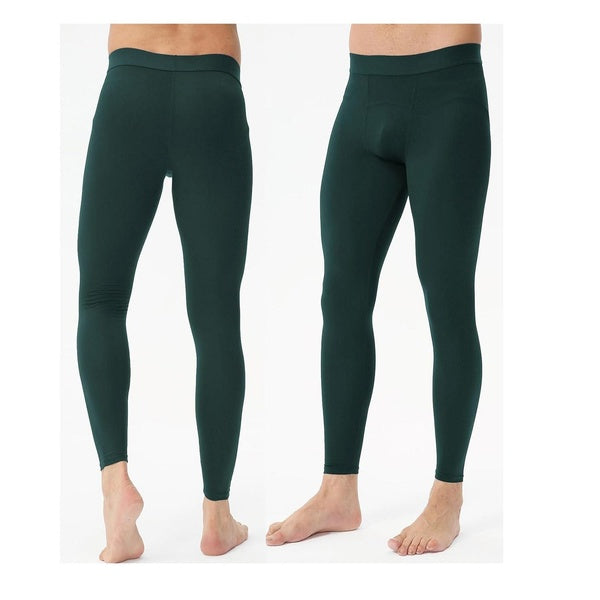 Pantalons de Compression athlétiques pour hommes Leggings de gymnastique secs et frais Leggings thermiques longs Johnes nouveauté couleur unie pantal
