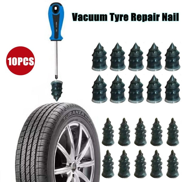 5-10Pcs Vacuum Tyre Repair Nail Kit Rubber Tubeless Tire Repair Tool Set Self-tire Repair Tire Film Nail for Motorcycle Car Scooter
