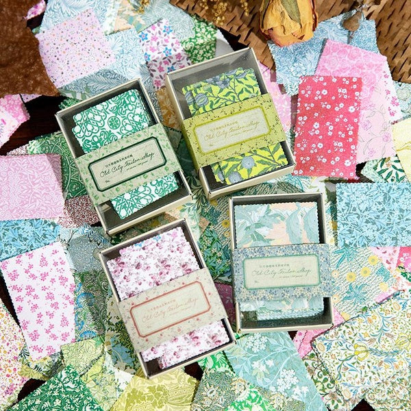 100Pcs Vintage Journal Decoration Paper Scrapbooking DIY Album Material Stationery